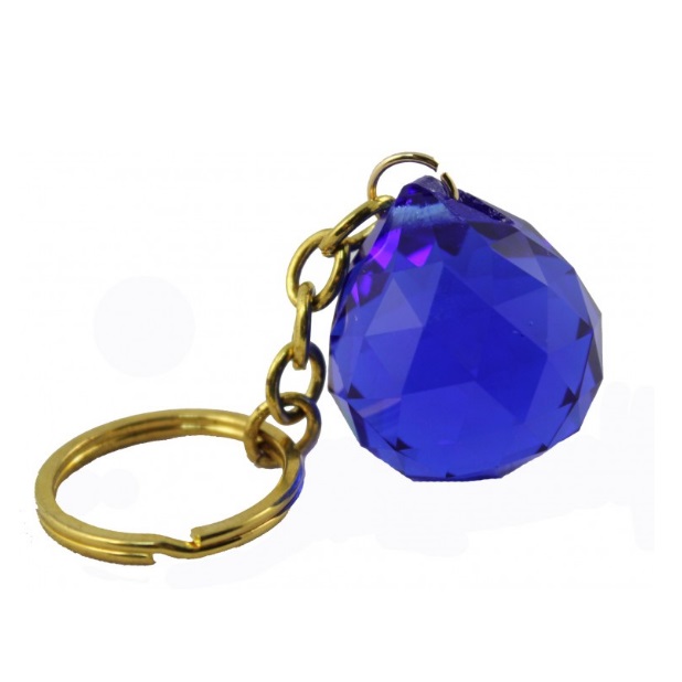 Синий кристалл (брелок)  можно купить в интернет-магазине фэн-шуй "Мой Талисман"