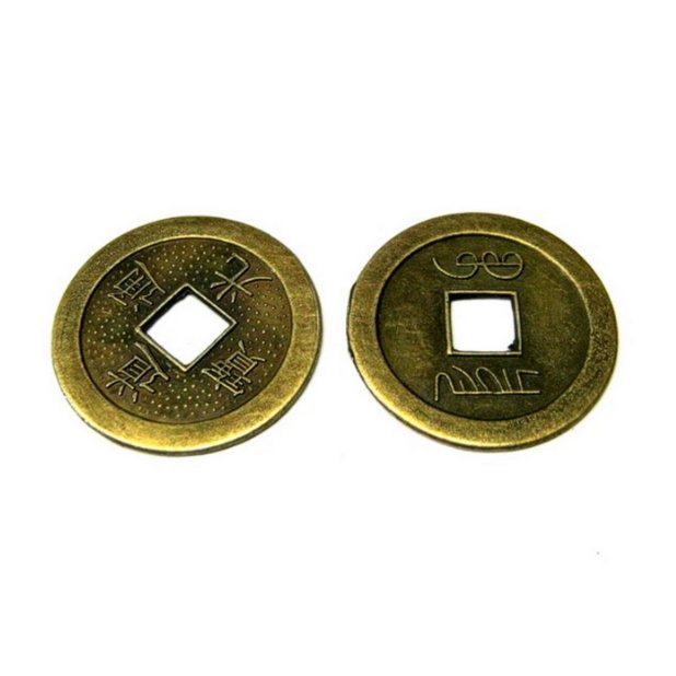 Китайская монета, 3 см, которую можно купить в интернет-магазине фэн-шуй "Мой Талисман"