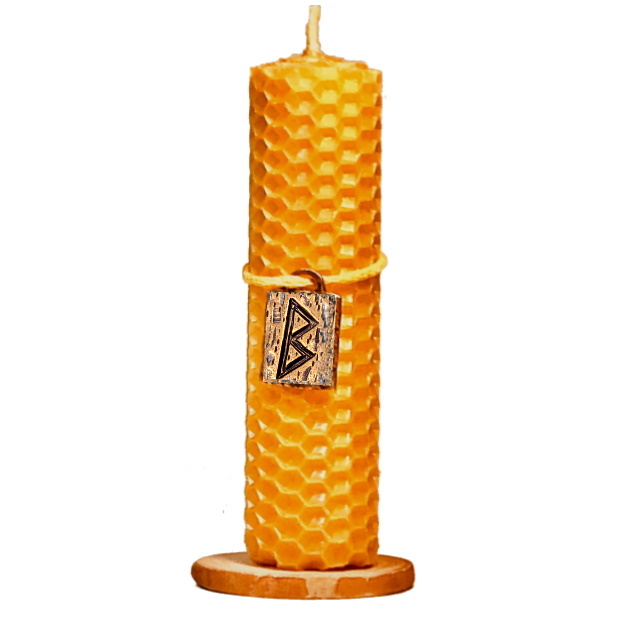 Свеча с руной Беркана - изображение #4185