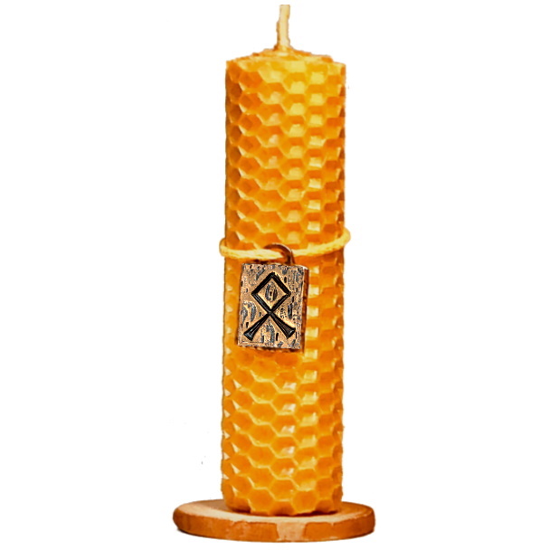 Свеча с руной Отал для процветания - изображение #4217