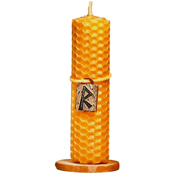 Свеча с руной Райдо - изображение #4184