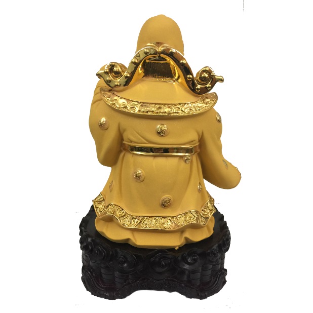 Бог богатства с вазой богатства со спины № 881819 из коллекции интернет-магазина фэн-шуй "Мой Талисман"