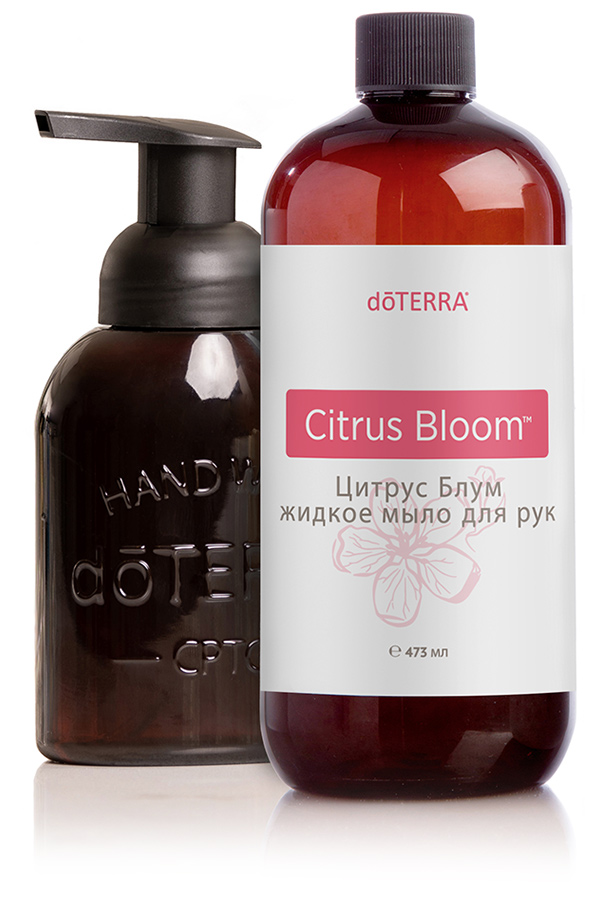 Жидкое мыло для рук Citrus Bloom с декоративным диспенсером 