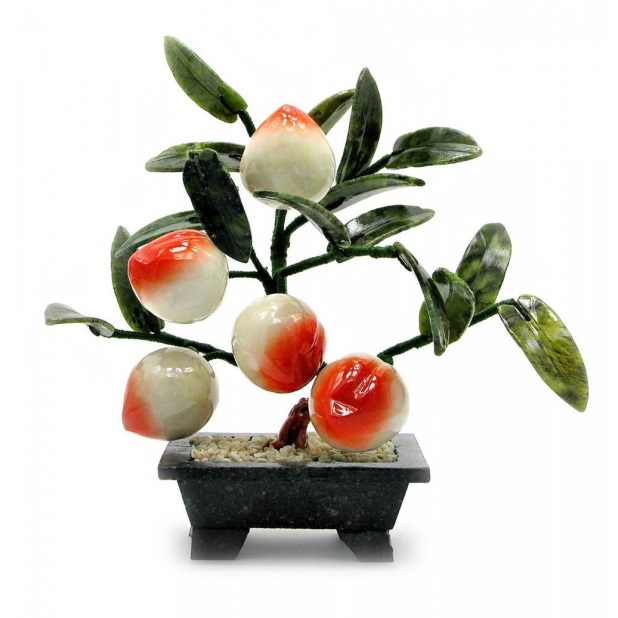 Дерево счастья "5 персиков" № 357 можно купить в интернет-магазине фэн-шуй "Мой Талисман"
