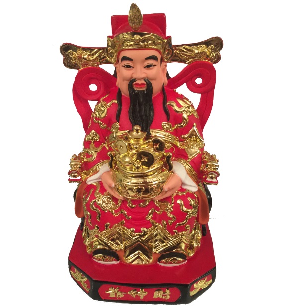 Бог богатства на троне с вазой богатства №44 можно купить в интернет-магазине фэн-шуй "Мой Талисман"
