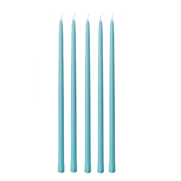 Голубая свеча (17 см) из коллекции свечей для ритуалов фен-шуй интернет-магазина фэн-шуй "Мой Талисман"