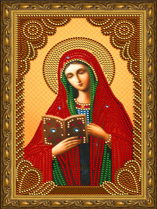 Икона Божией Матери "Умиление" (алмазная вышивка), которую можно купить в интернет-магазине фэн-шуй "Мой Талисман". Вышивки, картины, сувениры.
