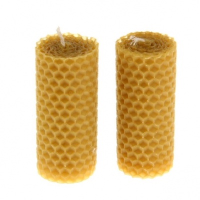 Свечи медовые из вощины  (2шт)