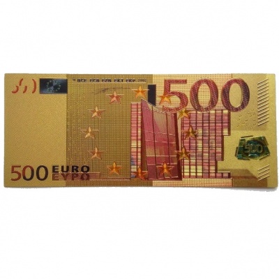 500 евро (двусторонняя купюра)