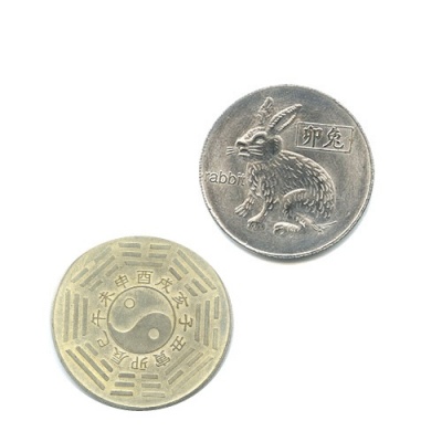 Китайская монета Кролик