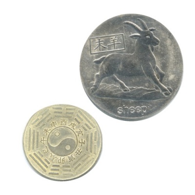 Китайская монета Овца