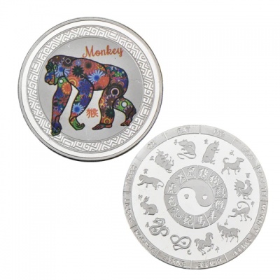 Сувенирная монета "Обезьяна"
