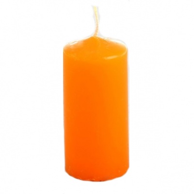 Свеча оранжевая фен-шуй