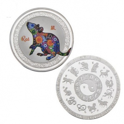 Сувенирная монета "Крыса" 