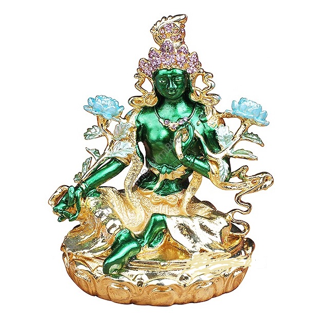 Богиня Зеленая Тара № 261 можно купить в интернет-магазине фэн-шуй "Мой Талисман"
