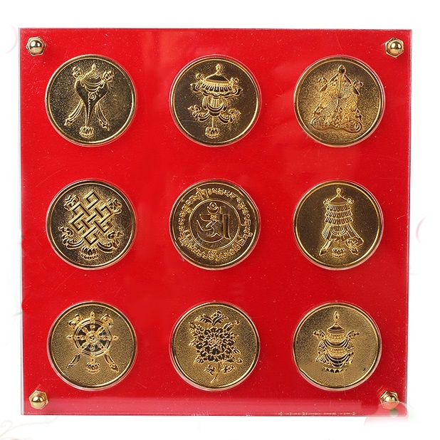 Табличка "восемь благоприятных символов фэншуй" № 176 можно купить в интернет-магазине фэн-шуй "Мой Талисман"