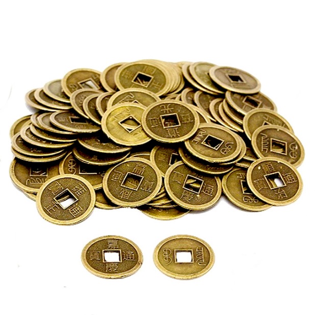 Монеты фен-шуй бронзовые № 5143 из коллекции монет интернет-магазина фэн-шуй "Мой Талисман"