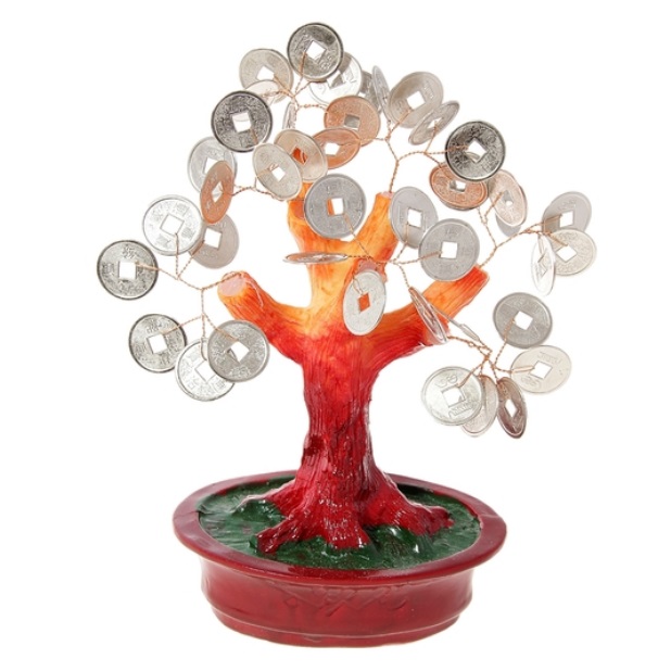 Денежное дерево с китайскими монетами можно купить в интернет-магазине фэн-шуй "Мой Талисман"