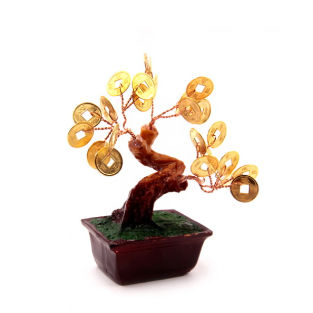 Денежное дерево с монетками № 142 можно купить в интернет-магазине фэн-шуй "Мой Талисман"
