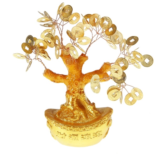 Дерево денежное в золотом слитке № 335 можно купить в интернет-магазине фэн-шуй "Мой Талисман"
