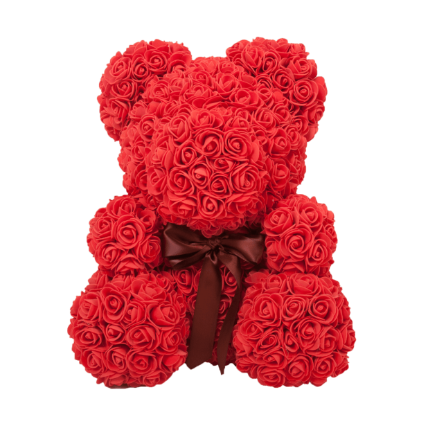 Мишку из роз  в Москве можно купить в интернет-магазине фэн-шуй "Мой Талисман"
