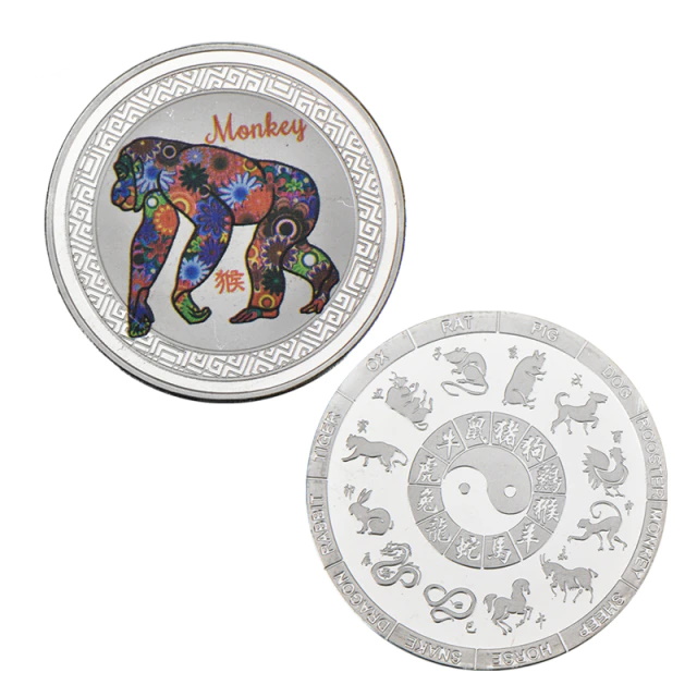 Сувенирная монета "Обезьяна" - изображение #4122