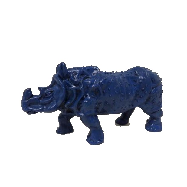 Синий носорог - защитный символ можно купить в интернет-магазине фэн-шуй "Мой Талисман"
