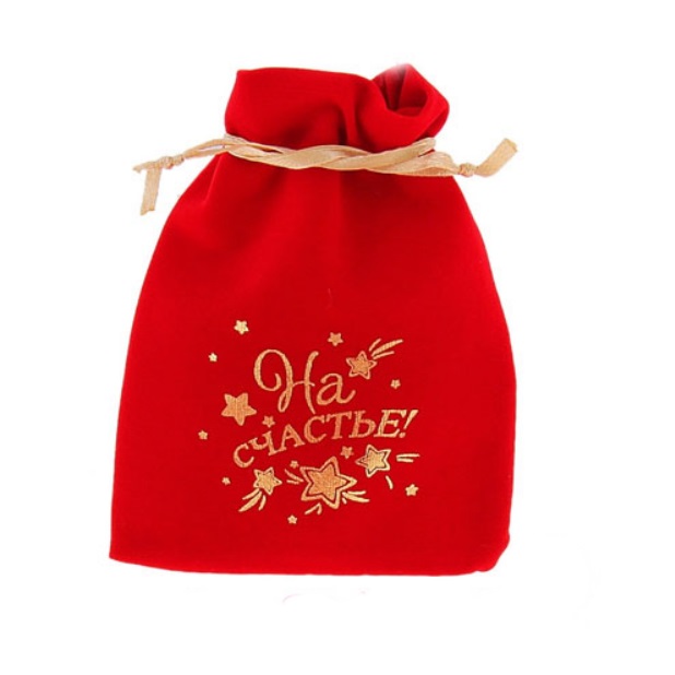 Красный бархатный мешочек  можно купить в интернет-магазине фэн-шуй "Мой Талисман"