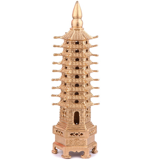 Пагода бронзовая № 132 можно купить в интернет-магазине фэн-шуй "Мой Талисман"