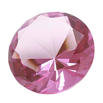 Кристалл розовый (50 мм) № 4629 из коллекции интернет-магазина фэн-шуй "Мой Талисман"