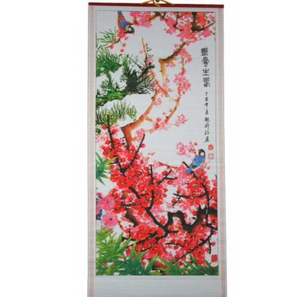 Цветы сакуры с птицами (панно) № 755 можно купить в интернет-магазине фэн-шуй "Мой Талисман"