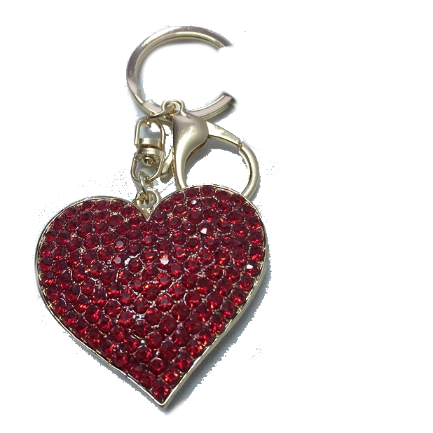 брелок со стразами "сердце" можно купить в интернет-магазине фэн-шуй "Мой Талисман"