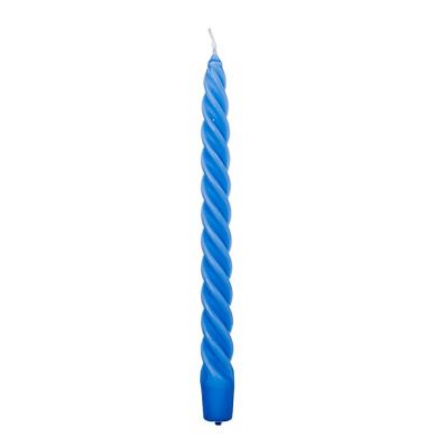 Свеча голубая  из коллекции свечей для ритуалов феншуй интернет-магазина фэн-шуй "Мой Талисман"