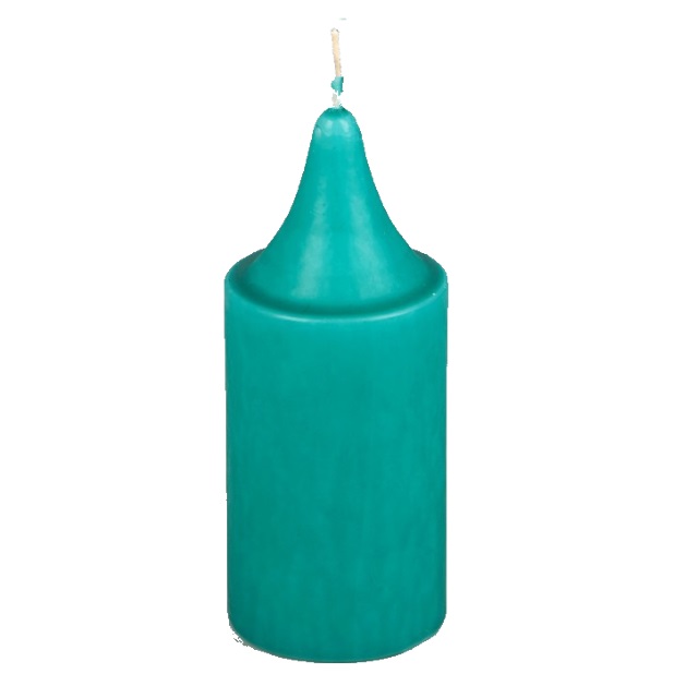 Волшебная свеча (зеленая) для процветания, которую можно купить в интернет-магазине фэн-шуй "Мой Талисман"

