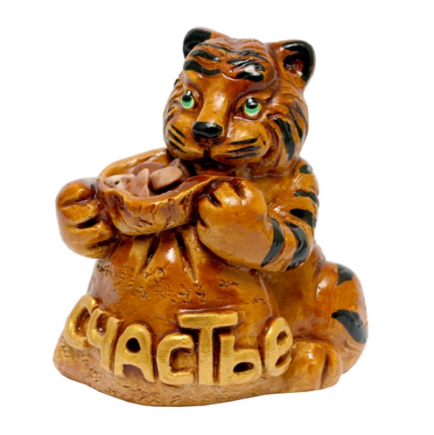 Тигр с мешком счастья можно купить в интернет-магазине фэн-шуй "Мой Талисман"