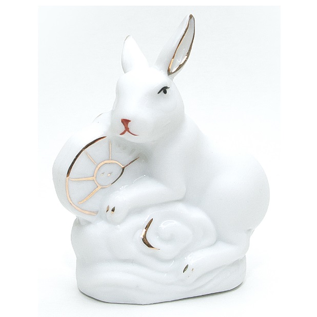 Кролик с монетой № 371 можно купить в интернет-магазине фэн-шуй "Мой Талисман"
