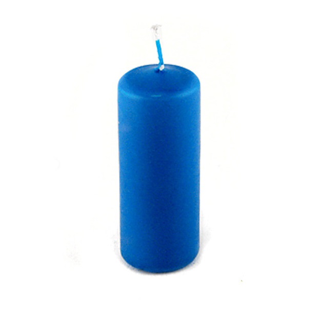 Синяя свеча из коллекции свечей для ритуалов феншуй интернет-магазина фэн-шуй "Мой Талисман"