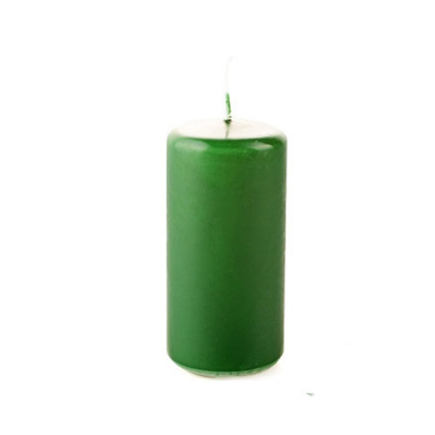 Свеча зеленая из коллекции свечей для ритуалов феншуй интернет-магазина фэн-шуй "Мой Талисман"