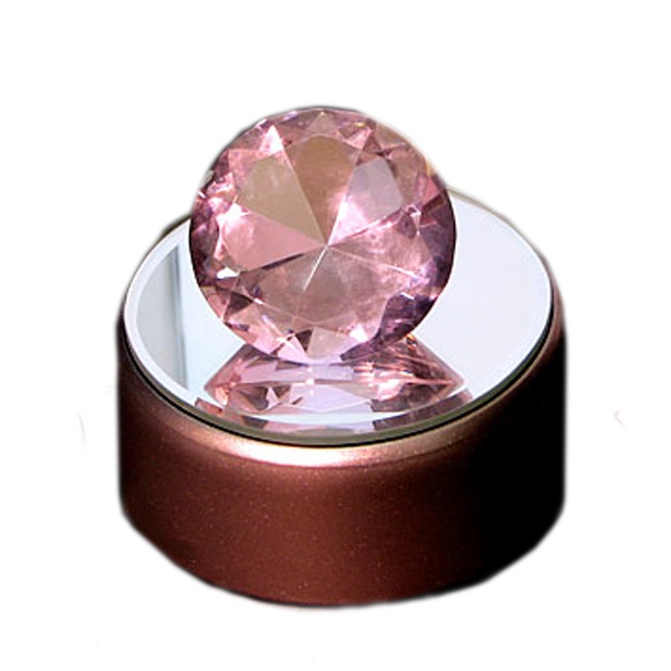 Кристалл розовый 4 см № 1218 из коллекции кристаллов интернет-магазина фэн-шуй "Мой Талисман"