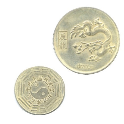 Китайская монета Дракон