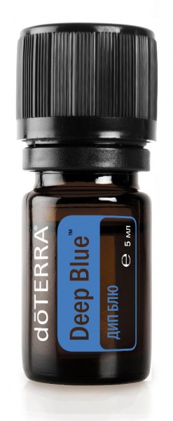 Масло doTERRA Deep Blue, Успокаивающая смесь эфирных масел для массажа, Дип Блю, 5 мл