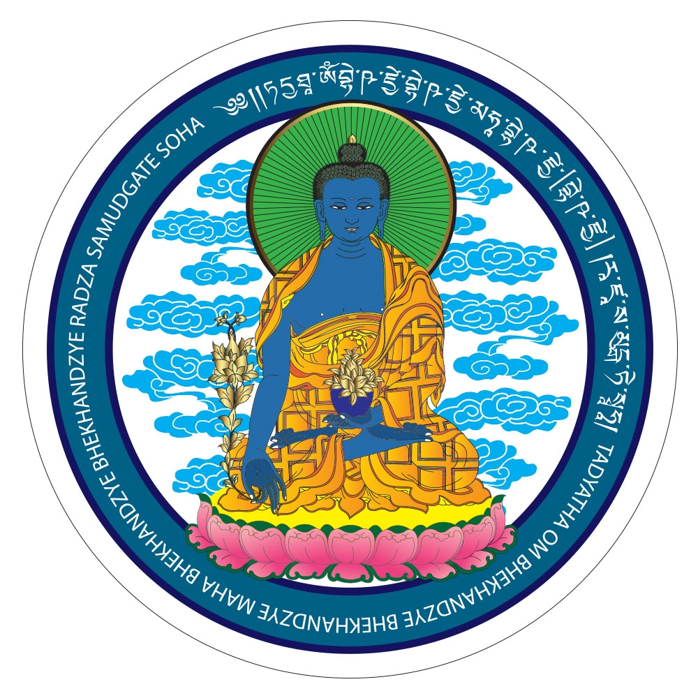 Наклейка Будда Медицины с мантрами можно купить в интернет-магазине фэн-шуй "Мой Талисман"
